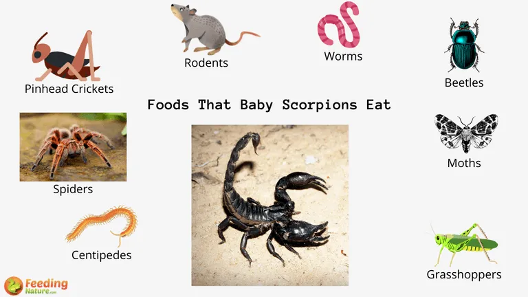 What Do Baby Scorpions Eat
