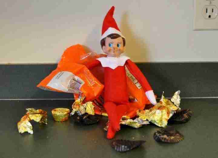elves and chocolates