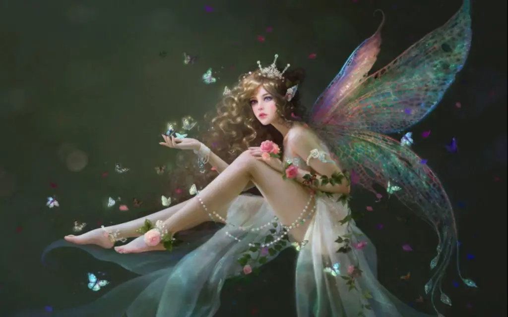 fairy sitting