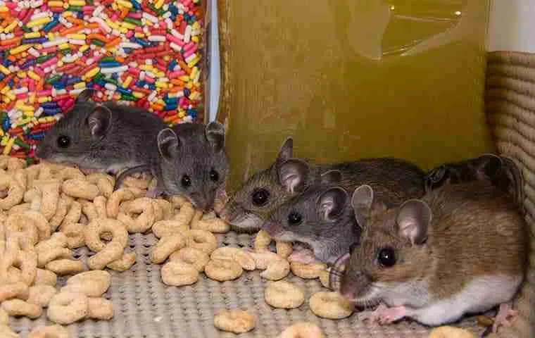 field mice eating